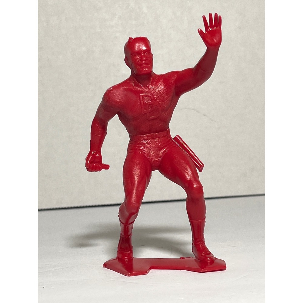 Vintage 1967 Marvel Comics Daredevil‎ Red Plastic Figure USA Collectible
